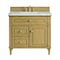 James Martin Vanities 36'' Single Vanity, Light Natural Oak w/ 3 CM Victorian Silver Quartz Top 424-V36-LNO-3VSL - alternate 1